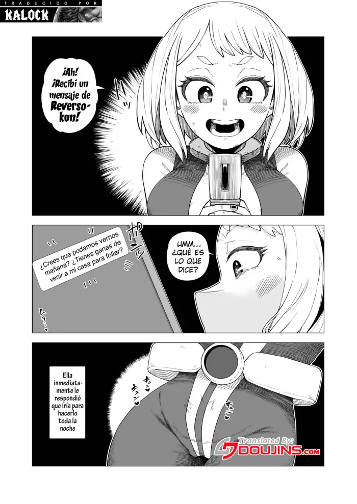 [Oekaki Kaki] Teisou Gyakuten Butsu ~Ochako Uraraka no Baai~ | Academia de Héroes & una Moralidad Invertida 12: ~Ochako Uraraka~ (Boku no Hero Academia) [Spanish] [kalock]
