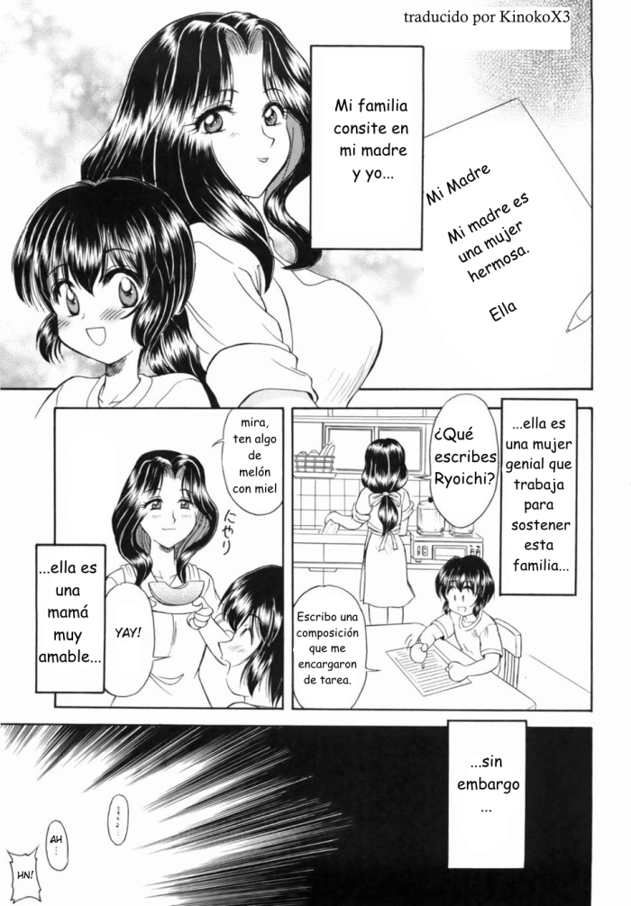 [Okamura Morimi] Boku no Okaa-san | Mi Madre (Inran Virgin) [Spanish] [KinokoX3]