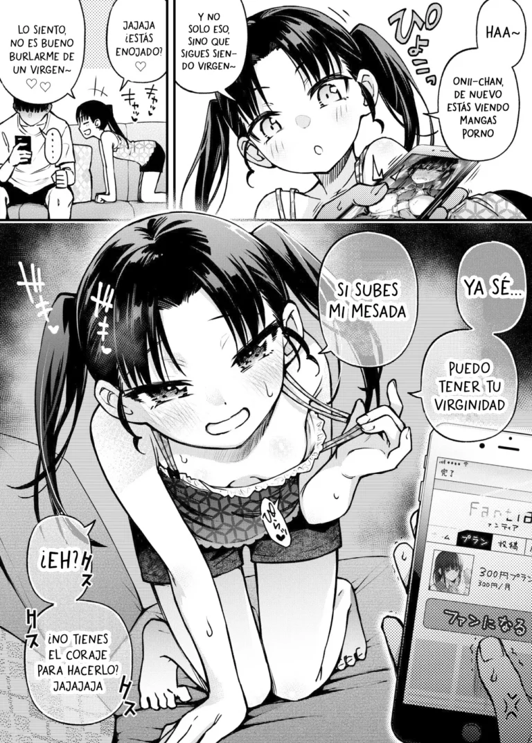 Okane o Harau to Doutei o Moratte Kureru Giri no Imouto – Mi hermanita toma mi virginidad a cambio de dinero