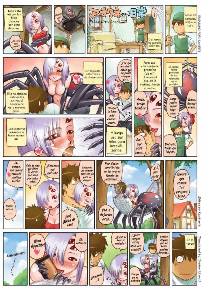 [Okayado] Monster Musume no Iru Nichijou Series | My Life With Monster Girls (Monster Musume no Iru Nichijou) [Spanish] [Lanerte]