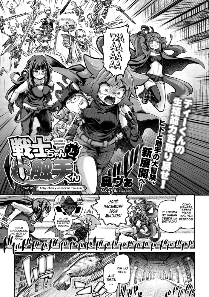 [Okuva] Senshi-chan to Shokushu-kun Capítulo 05 (Comic Gaira Vol.21) [Digital] [Spanish] [Lolbooru Scan]