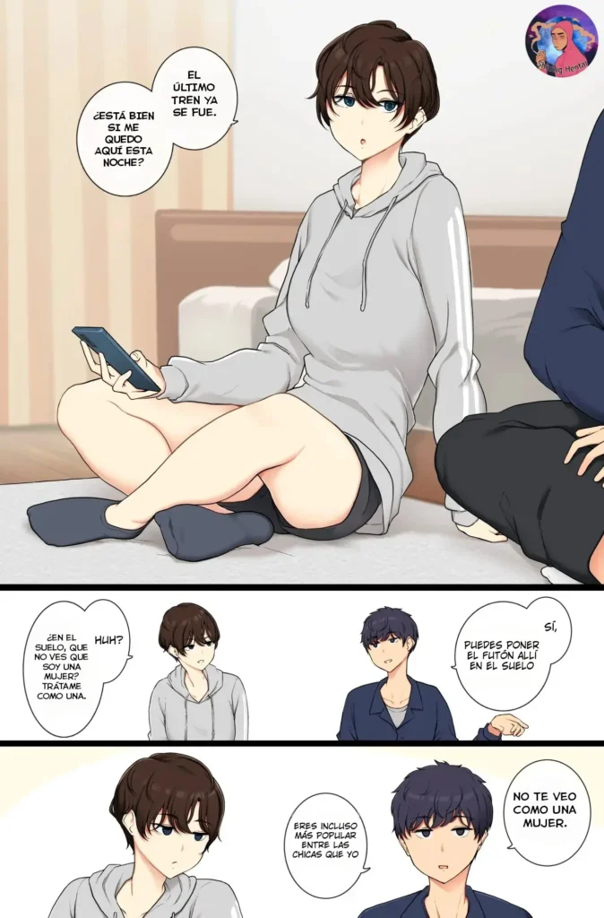 Onnanoko Atsukai Shinai to Mesu Dearu Koto o Wakarasetekuru Boyish Joshi | Una chica juvenil que te demostrará que es mujer si no la tratas como tal