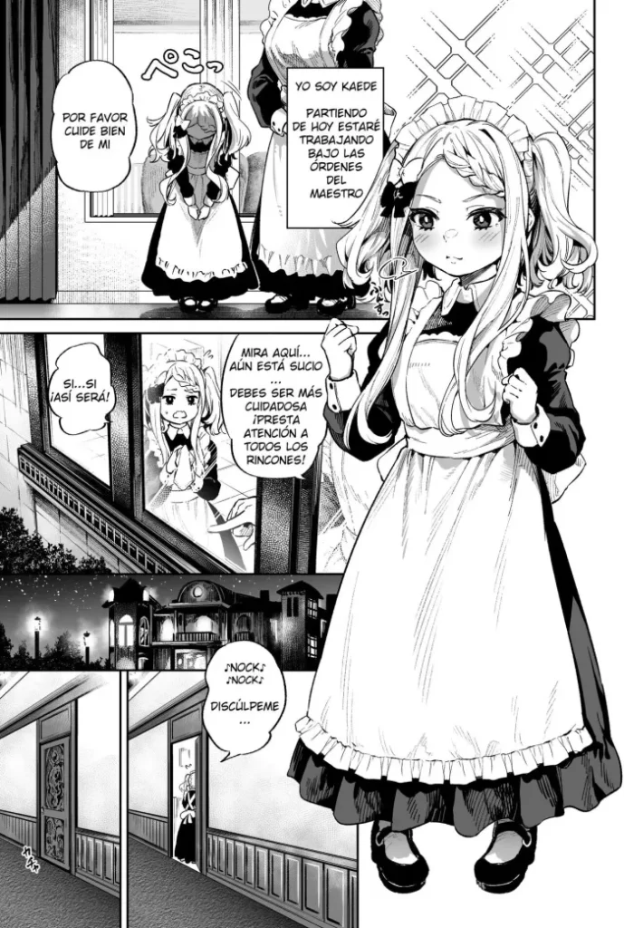 [Ooban Yaki] Onaho-kei no Loli Maid [Spanish]
