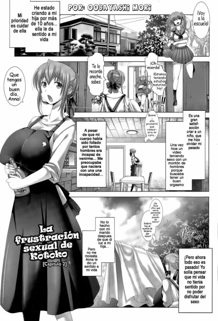 [Oobayashi Mori] Kotoko wa Isshou Yokkyuu Fuman | La Frustración Sexual de Kotoko Ch. 2 (ANGEL Club 2015-05) [Spanish] [V]