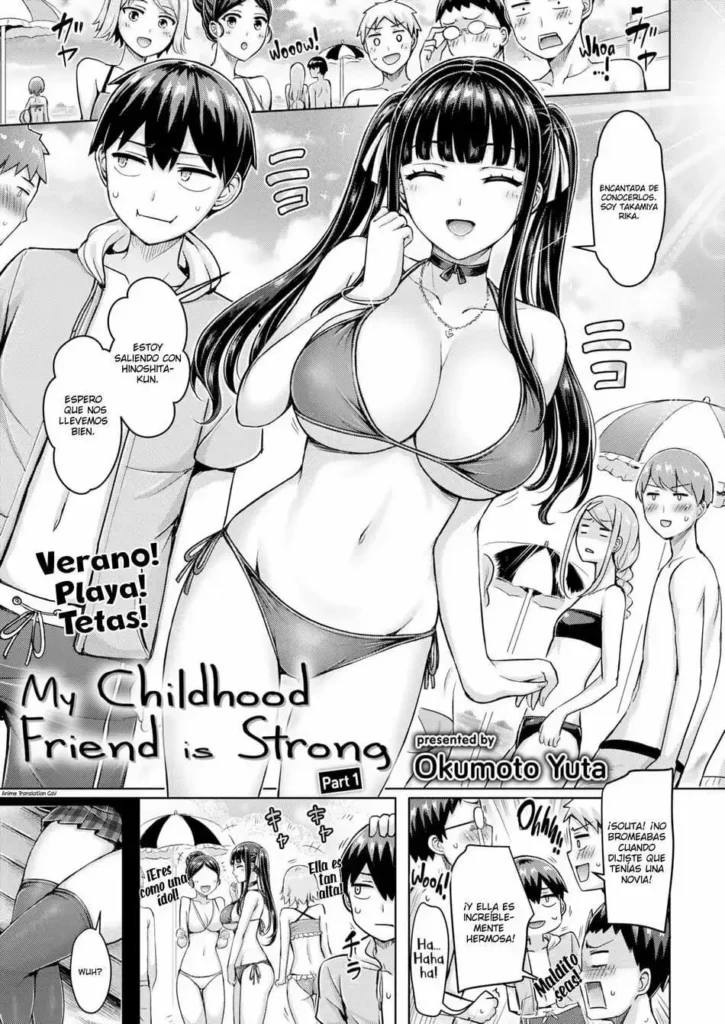 Ore no Osananajimi Tsuyoi / Mi Amiga de la Infancia es Fuerte Ch. 1-2 + Bonus