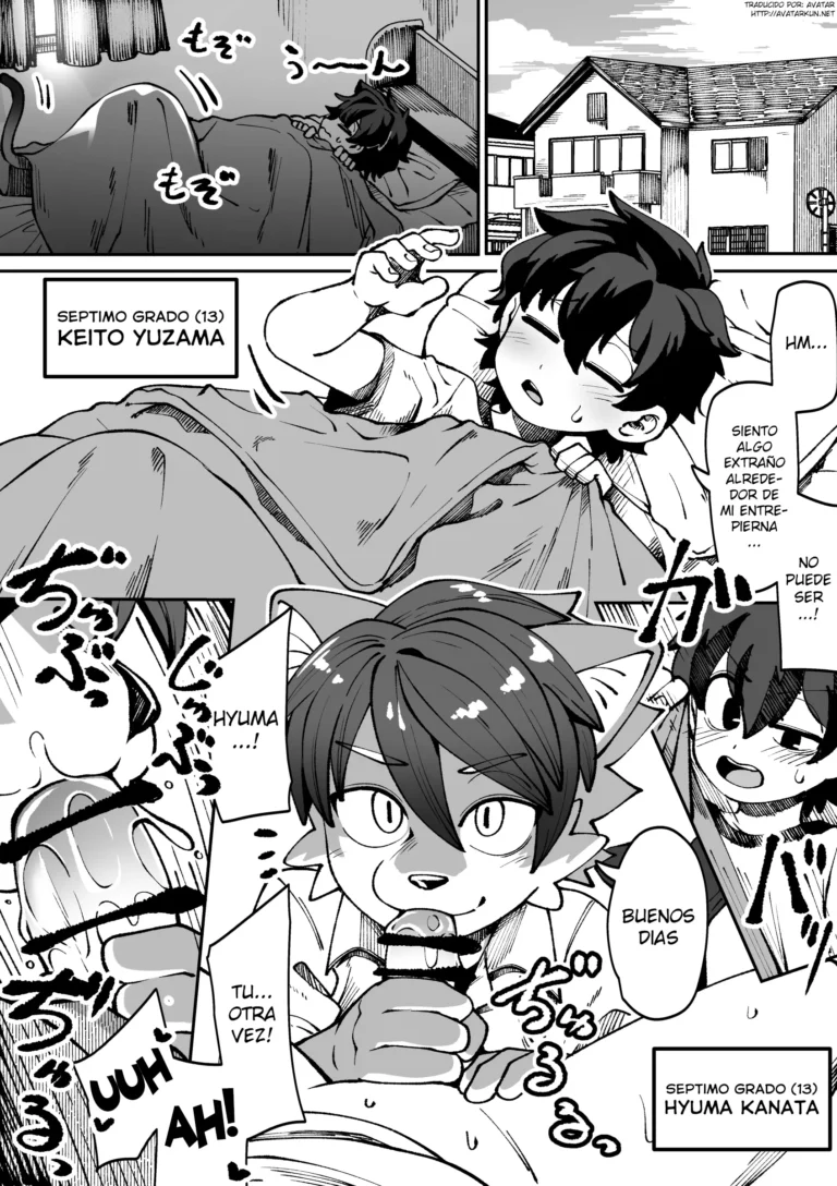 [OMEGA 2-D (Hibino Tomoki, Shima Seiryuu)] Boku no Iinazuke to Osananajimi ga Shuraba Sugiru Ver. 4 (Boku no Hero Academia) [Spanish] [Digital]