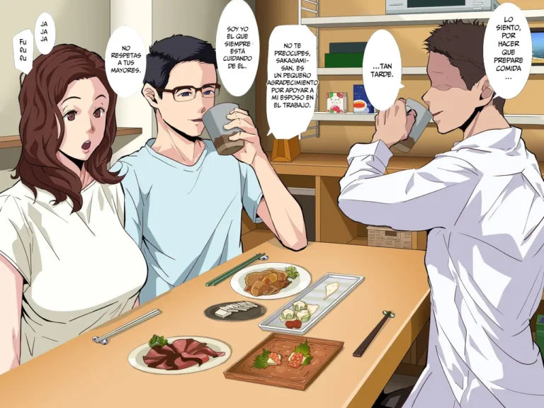 otto no kouhai ni oka sa reru hitozuma [Spanish][JhonHengontai] Incompleto