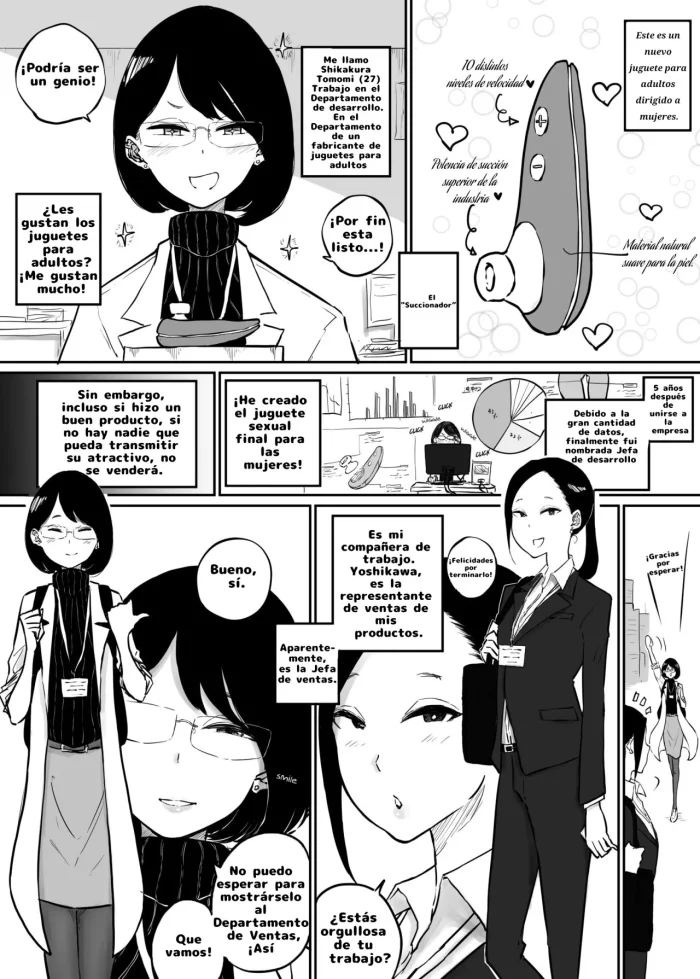 [Pandacorya] Zettai ni Ikasetai Adult Goods Maker Kaihatsubu VS Zettai ni Ikanai Adult Goods Maker Eigyoubu [Spanish]
