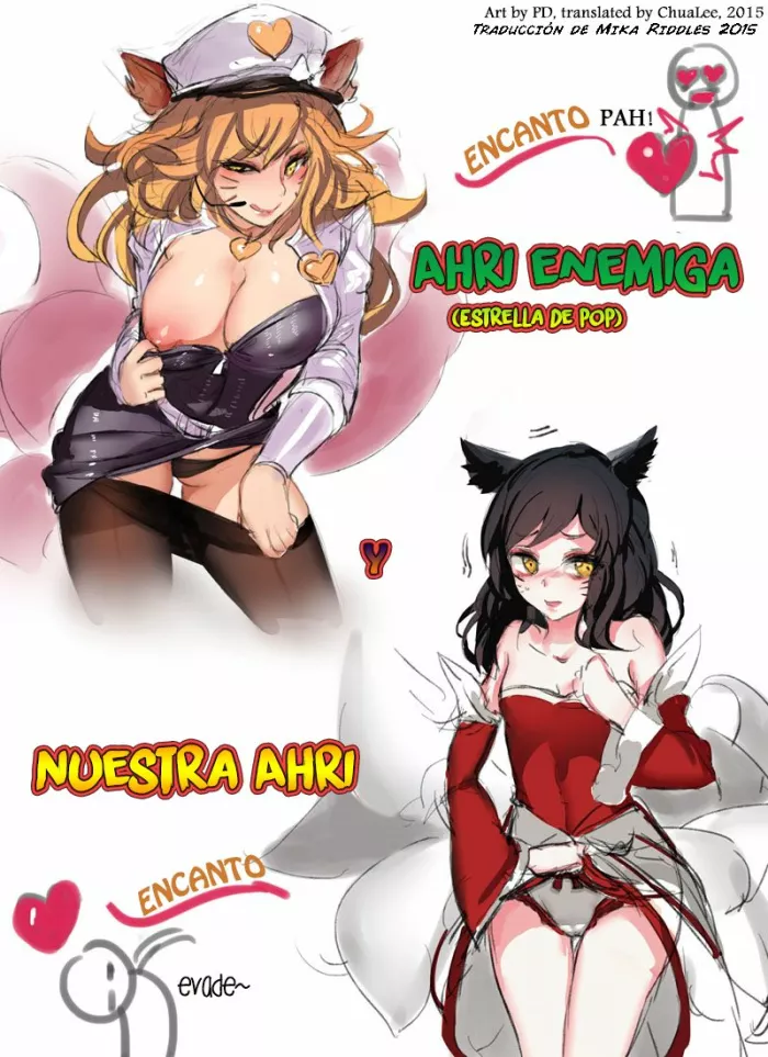 [PD] [ESPAÑOL] AHRI ENEMIGA Y AHRI ALIADA (LEAGUE OF LEGENDS) [MIKA]