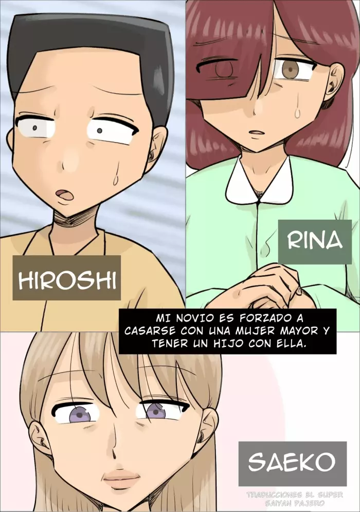[Penchapen] Kyouseiteki ni Jukujo to Kekkon Kozukuri Saserareru Watashi no Kareshi. | Mi Novio Es Forzado a Casarse Con Una Mujer Mayor Y Tener Un Hijo Con Ella. [Spanish] [El super Saiyan pajero]