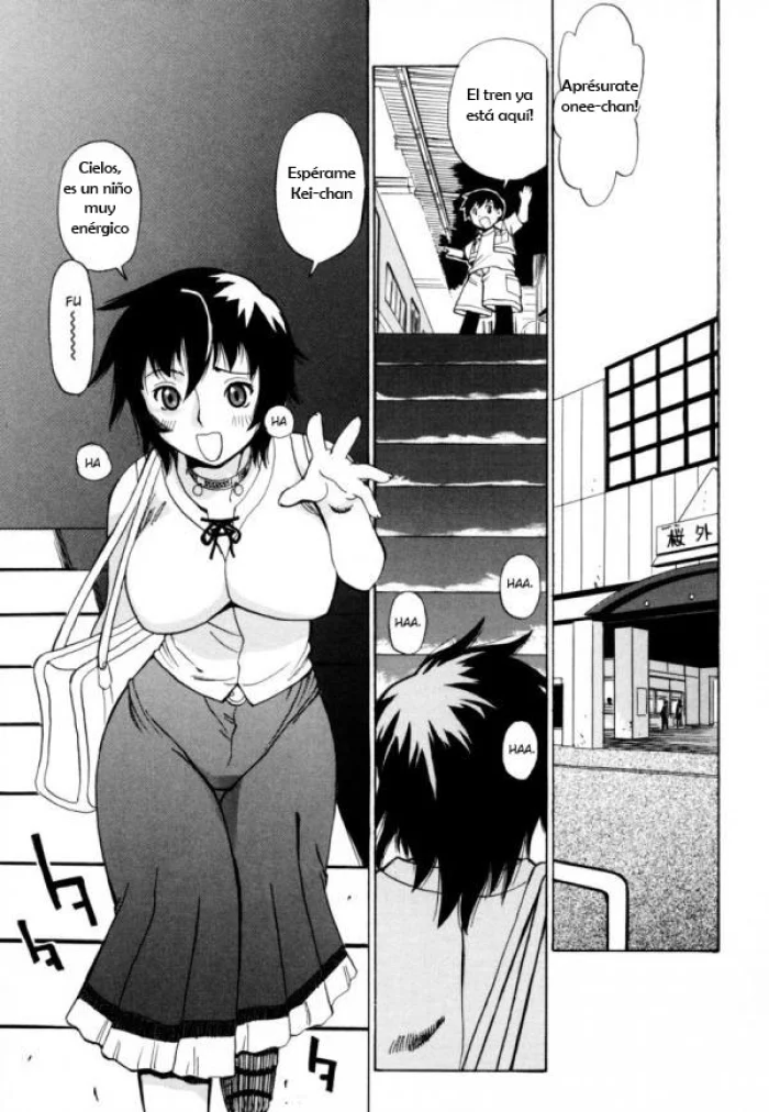[Penicillin XI] Densha de Odekake | Viajando en el tren (Shota Zuki Onee-san wa Okirai? 2) [Spanish]