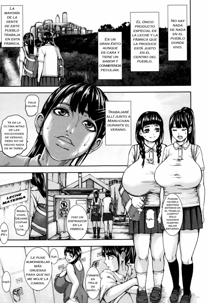 [PIero] Baku Shibori! Chichi Miruku Bokujou (ANGEL Club 2015-09) [Spanish]