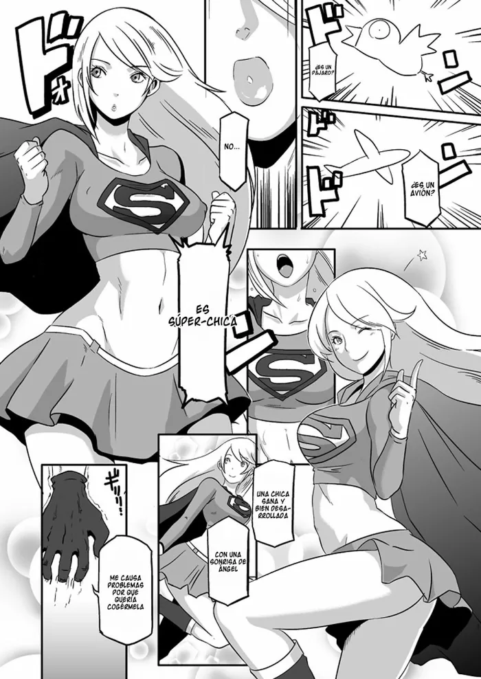 Pinch desu yo Power Girl-san! | Súper-Chica está en apuros!!