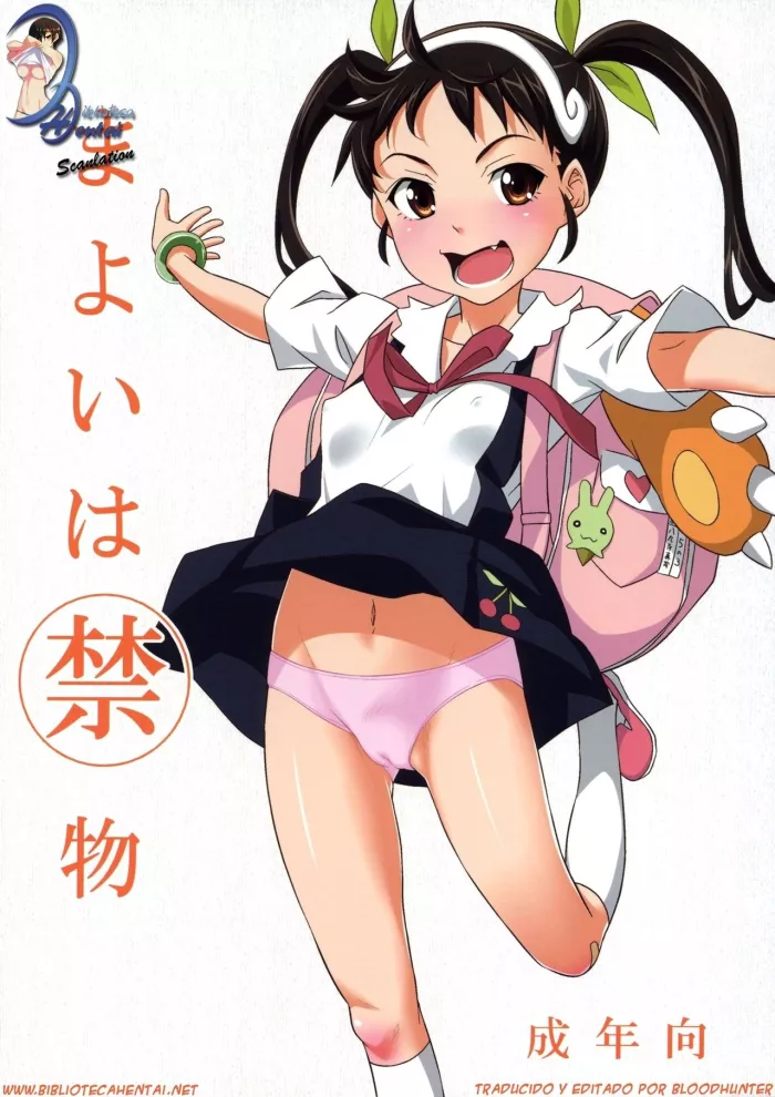 [pooca (Nora Shinji)] Mayoi wa Kinmotsu (Bakemonogatari) [Spanish] [Biblioteca Hentai]