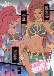 Rakugaki Ero Manga, Breath of the Wild no Urbosa-sama! | Random Porn Manga, ¡Urbosa de Breath of the Wild! (decensored)