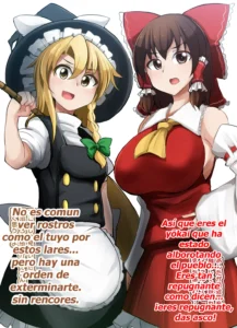 Reimari: Atadas en un traje de cuerpo entero con garabatos obscenos