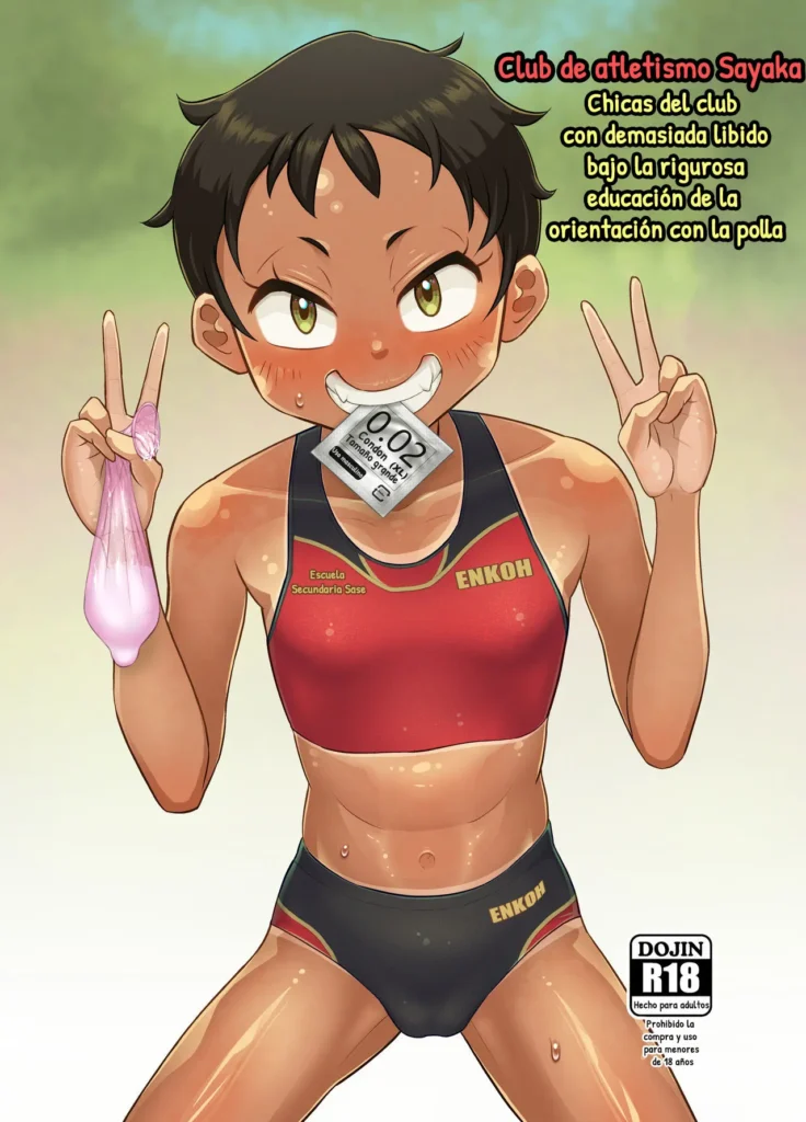 Rikujoubu Sayaka Seiyoku Tsuyosugi Bukatsu Joshi Chimpo Shidou de Tettei Kyouiku | Club de atletismo Sayaka Chicas del club con demasiada libido bajo la rigurosa educación de la orientación con la polla