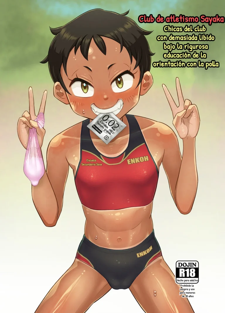 Rikujoubu Sayaka Seiyoku Tsuyosugi Bukatsu Joshi Chimpo Shidou de Tettei Kyouiku | Club de atletismo Sayaka Chicas del club con demasiada libido bajo la rigurosa educación de la orientación con la polla