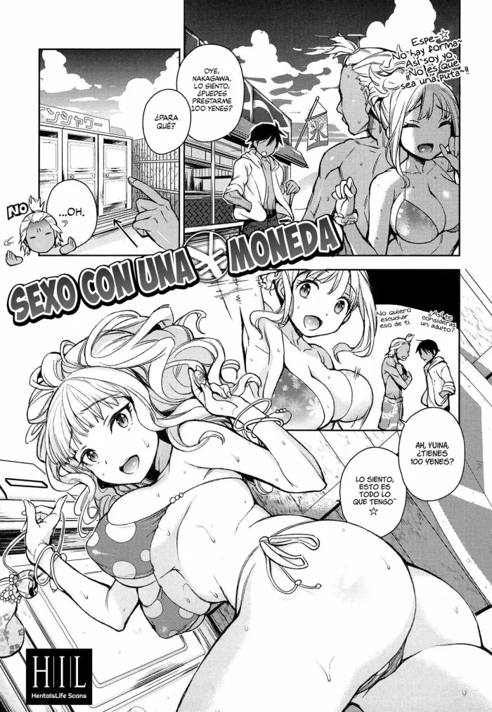 [Rokkaku Yasosuke] One Coin Sex + Ouchi no Yuina-chan | Sexo Con Una Moneda + En Casa con Yuina-chan (Sex no Shikumi!) [Spanish] [HentaIsLife Scans]