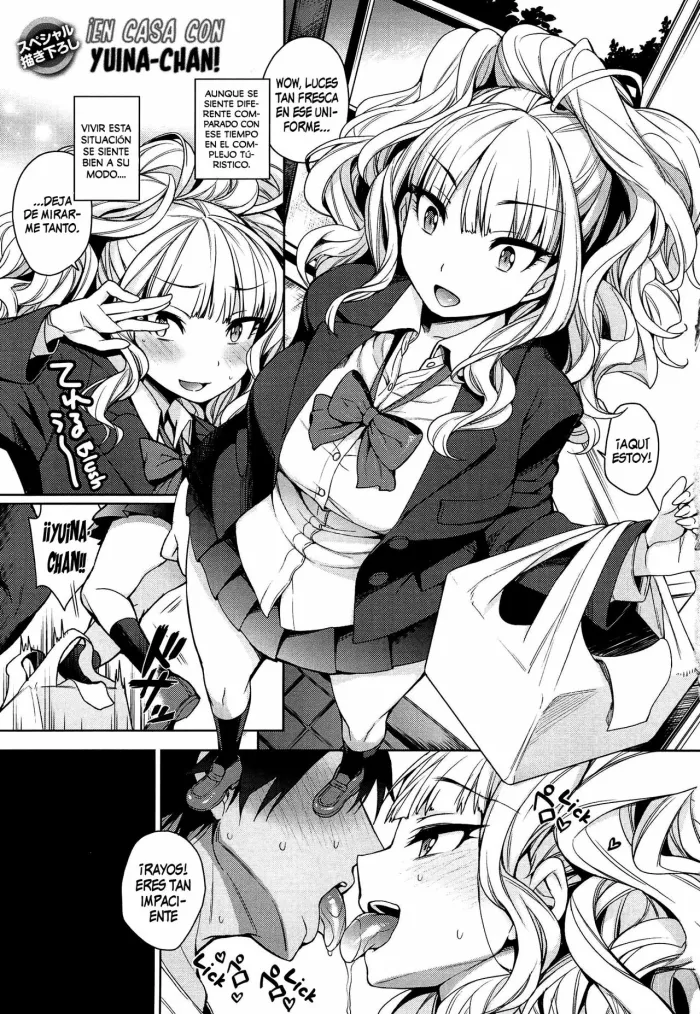 [Rokkaku Yasosuke] Ouchi no Yuina-chan | En casa con Yuina-chan (Sex no Shikumi!) [Spanish] [NovaScans]