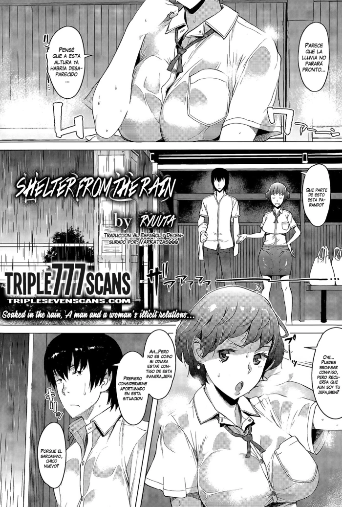 [Ryuuta] Amayadori | Taking Shelter from the Rain (ANGEL Club 2015-11) [Spanish] [Varkatzas666] [Decensored]