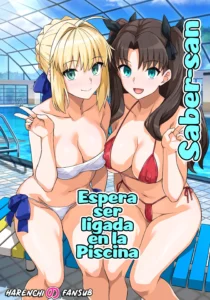 Saber-san Yarimoku Nanpamachi Pool Hen | Saber-san espera ser ligada en la Piscina