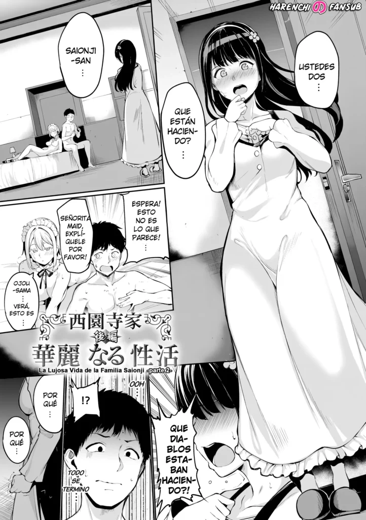 Saionjike no Kareinaru Seikatsu -kouhen- | La Lujosa Vida de la Familia Saionji -parte 2- (decensored)