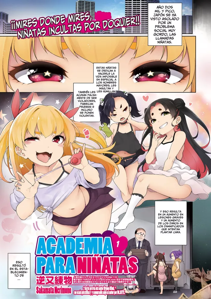 [Sakamata Nerimono] Mesugaki Wakarase Juku Ch. 1 | Academia Para Niñatas 1 (COMIC Mate Legend Vol. 43 2022-02) [Spanish] [Horchata Scans] [Digital]