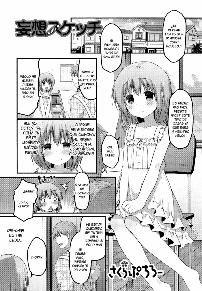 [Sakura Puchilo] Mousou Sketch (Otoko no Ko-llection! R) [Spanish] {Fanboo}