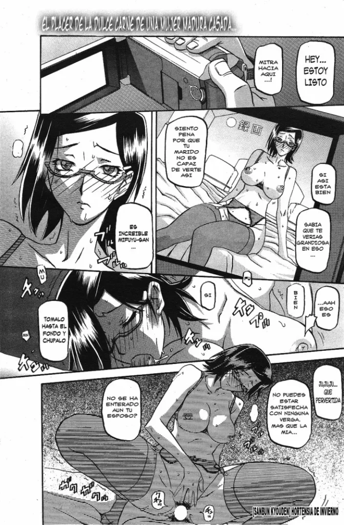 [Sanbun Kyoden] Fuyu no Ajisai | Hortensia de Invierno [Spanish]