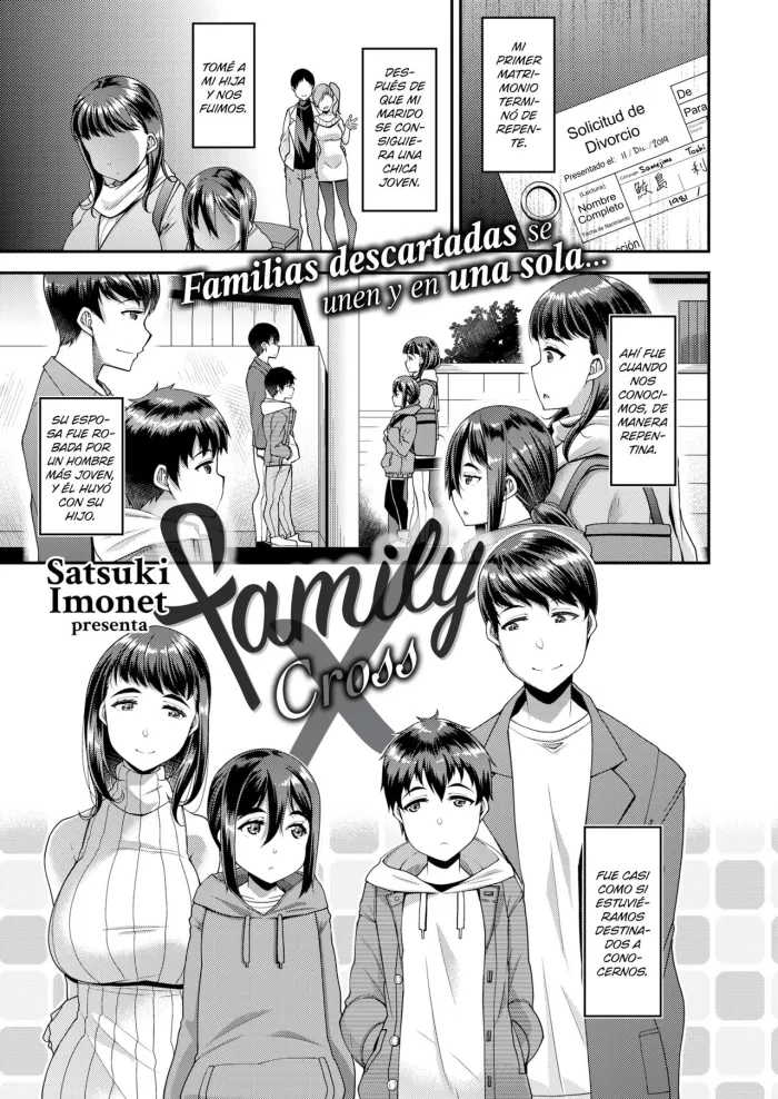 [Satsuki Imonet] Family X (COMIC Shitsurakuten 2020-06) [Spanish] [Itza] [Digital]