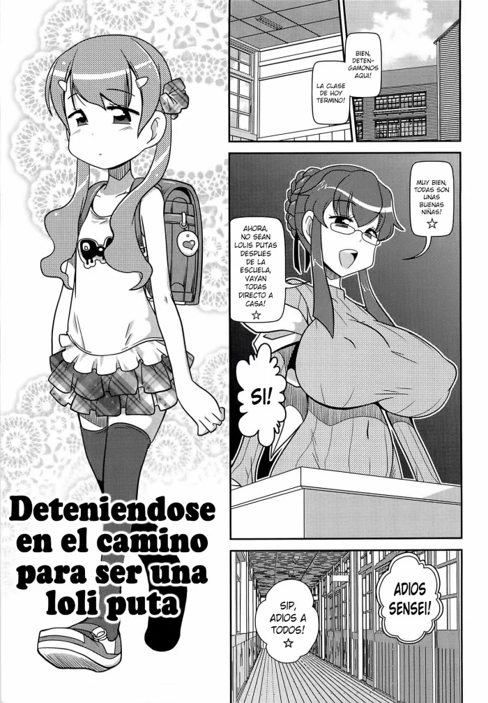 [Satsuki Itsuka] Yorimichi Loli Bitch (Byuu Byuu Bitch) [Spanish]