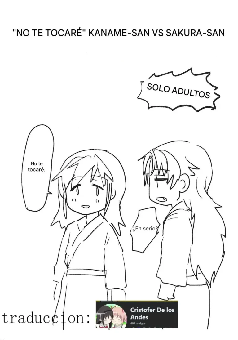 Sawaranai Kaname-san VS Sakura-san | “No te tocaré” Kaname-san VS Sakura-san