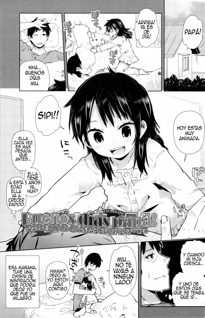[Seihoukei] Chicchai ga Ippai! | Buenos días papá Ch. 1 [Spanish] [Jplanda12]
