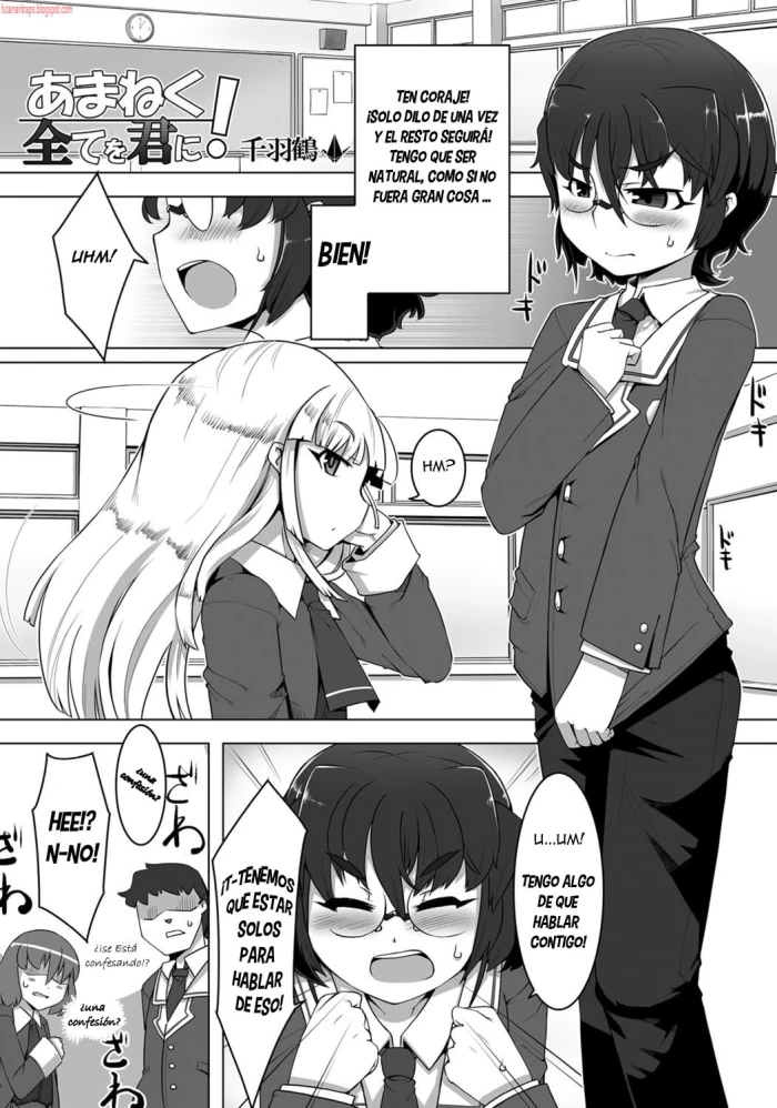 [Senbazuru] Amaneku Subete o Kimi ni! (Gekkan Web Otoko no Ko-llection! S Vol. 05) [Spanish] [Bananare22] [Digital]