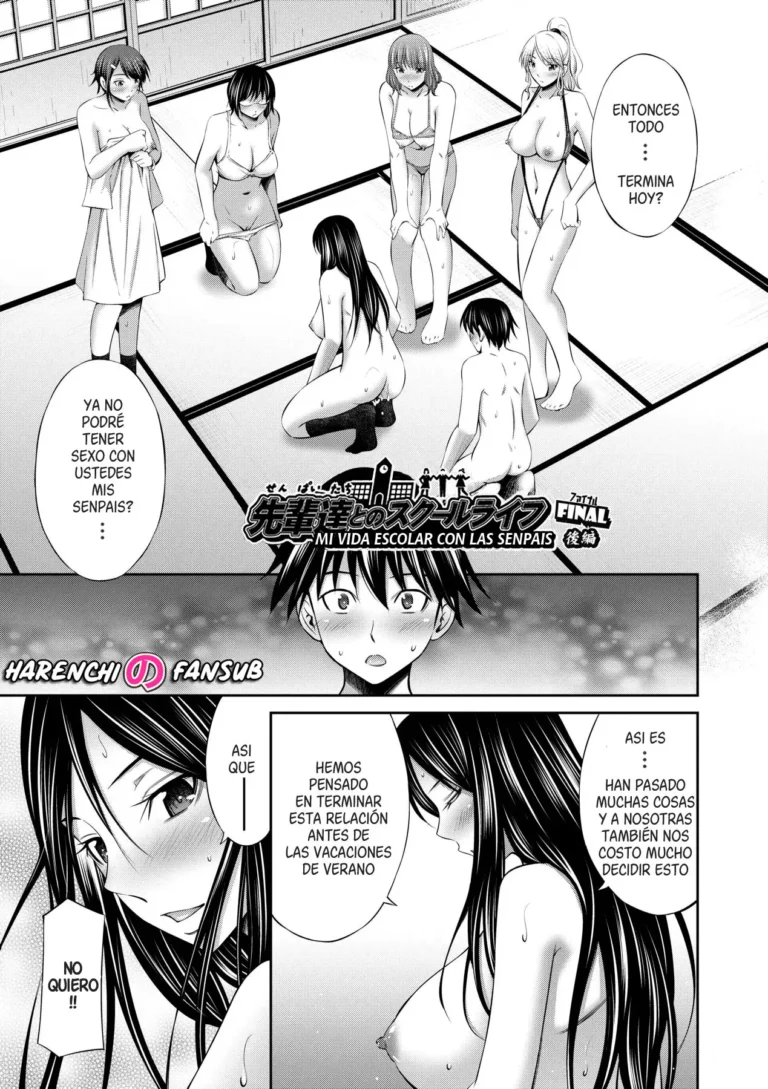 Senpai-tachi to no Gakuen Seikatsu chap.7 End | Mi vida escolar con las senpais cap.7 Fin (decensored)