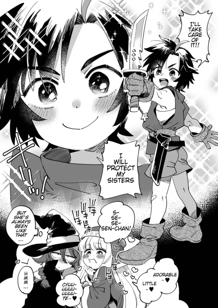 Senri-chan, Souryo no Onee-san ya Mahoutsukai no Onee-san to Asobu “Nakayoshi Onna Boukensha”