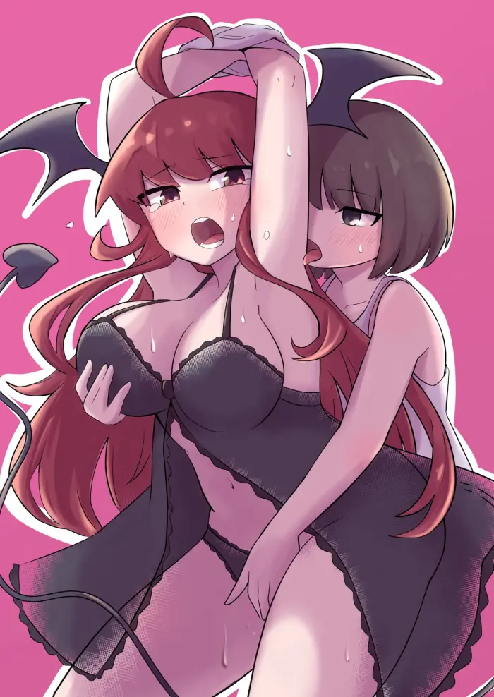 [Senten] Ubu na Succubus Wakarase Yuri Ecchi Teaching the Inexperienced Succubus a Lesson with Yuri Sex [Spanish] [Amaterasu]