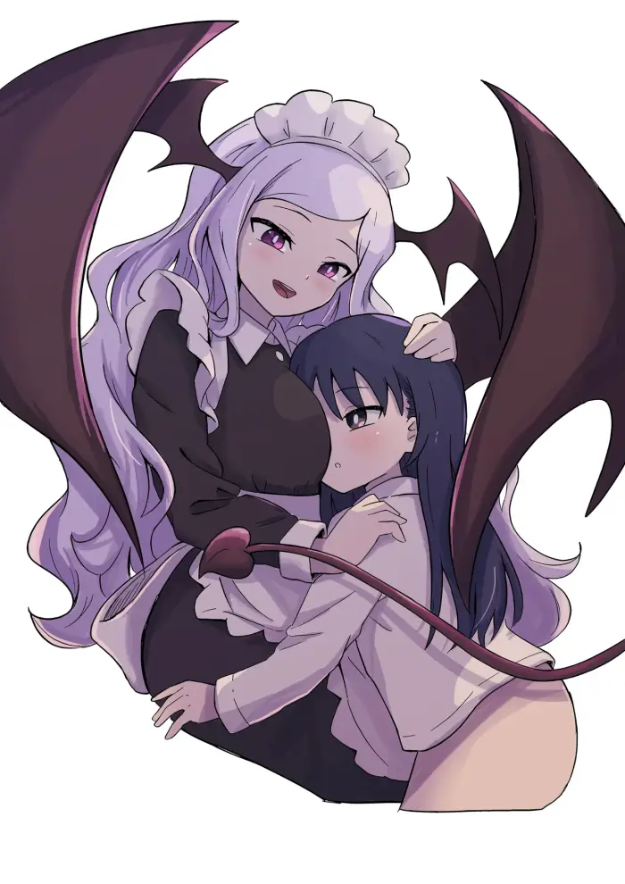 [Senten] Yuri Succu Maid no Amaama Gohoushi | The Yuri Succubus Maid’s Sweet Service [Spanish]