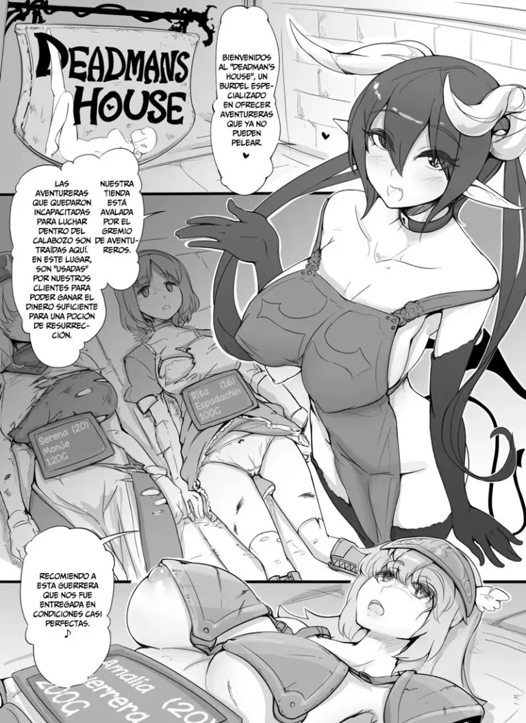 Sentou Funou ni natta Boukensha Senmon Fuuzoku ~Deadman’s House~ | Burdel Especializado en Aventureras Incapacitadas ~Deadman’s House~