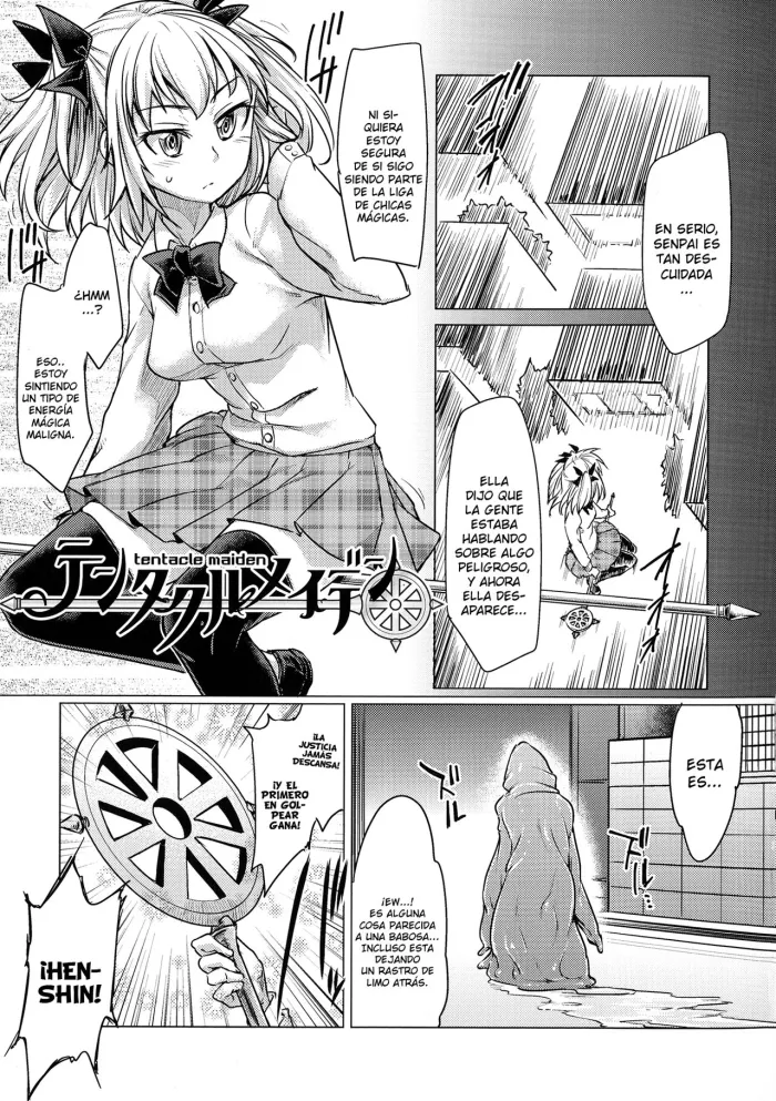 [Sexyturkey] Tentacle Maiden (Chakugai Chijoku – Armoraped) [Spanish] [TheApofVerse] [Digital]