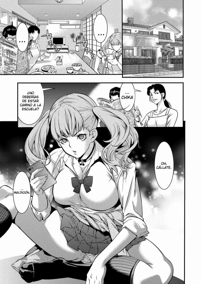 Shigaoka Touki] JK Bitch Gyaru ga Enkou o Chichioya ni Okorareta node Kinshin Soukan Shite yatta | A Highschooler Bitch Gyaru’s Incestuous Sex With Her Father Angry At Her For Prostituting Herself