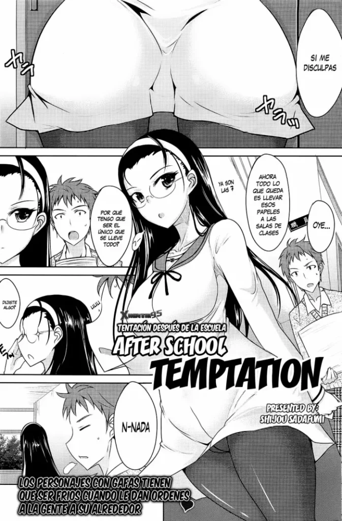 [Shijou Sadafumi] Houkago Temptation | Tentación Después de la Escuela (COMIC HOTMiLK 2013-02) [Spanish] [XHentai95]