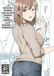 [Shikibuton Cover] Kinjo no Hitozuma o Netotte Haramaseru Hanashi｜Una Historia sobre una Mujer Casada del Barrio con Engaño y Embarazo [Spanish] [La Legión Fantasma]