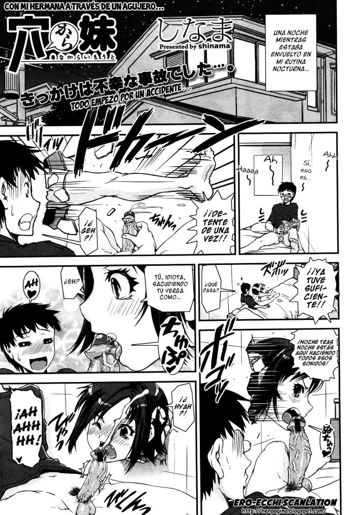 [Shinama] Ana kara Imouto | Con mi hermana a través de un agujero… (COMIC Megastore 2011-09) [Spanish] [Ero-Ecchi Scanlation]