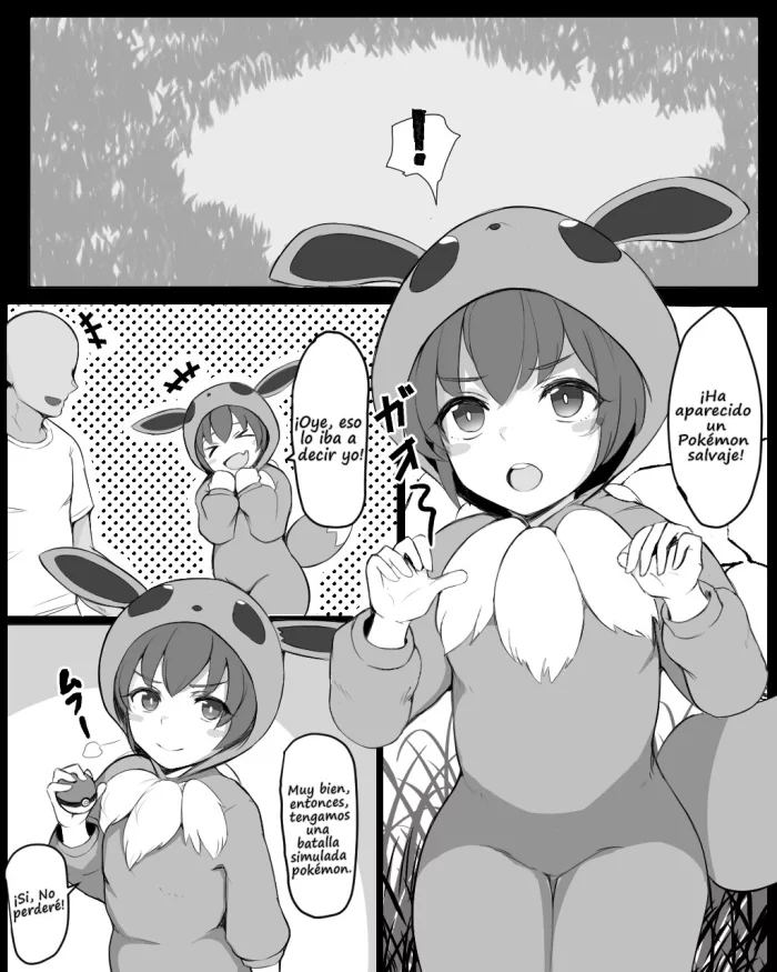 [Shinazu] Pokemon-gokko-chan to Koubi Gokko | Gokka y el entrenamiento de apareamiento (Pokémon) [Spanish]