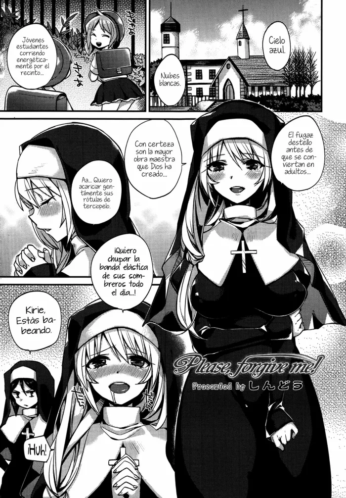 [Shindou] Please , forgive me! (Comic Tenma 2013-07) [Spanish] [H-Elite]
