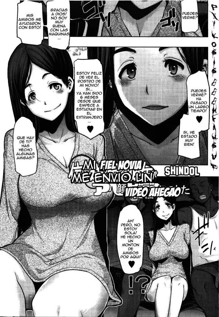 Shinjite Okuridashita Kanojo ga Ahegao Video Haishin Shite Kita | Mi Fiel Novia Me Envio Un Video Ahegao (COMIC EroChari 2011-06) [Spanish] =P666HF=