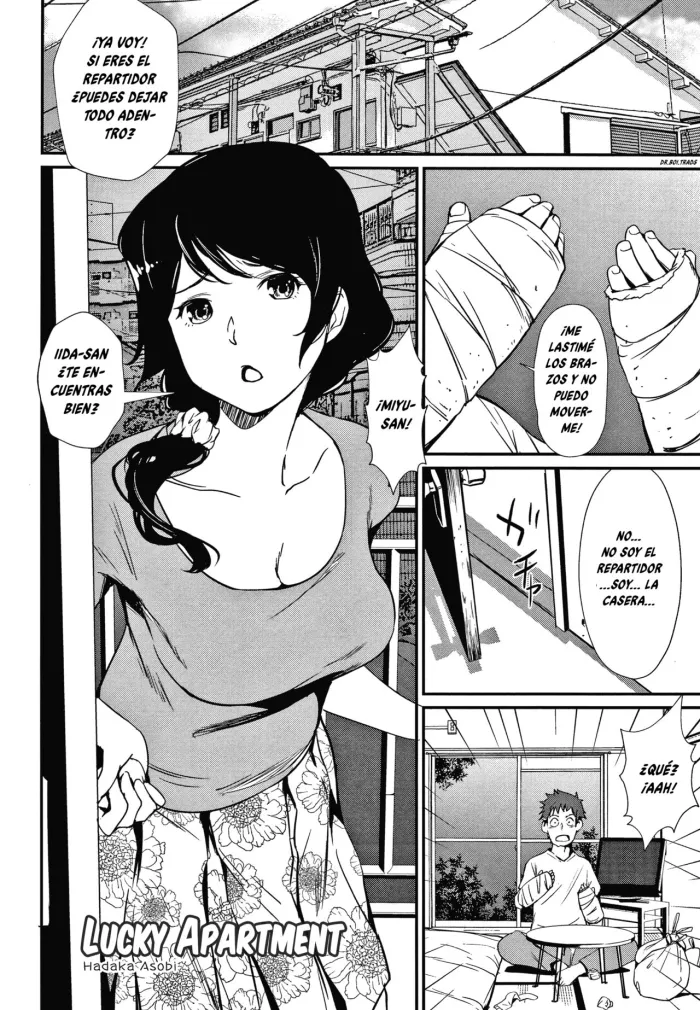 [Shiomaneki] Lucky Apartment (Hadaka Asobi) [Spanish]
