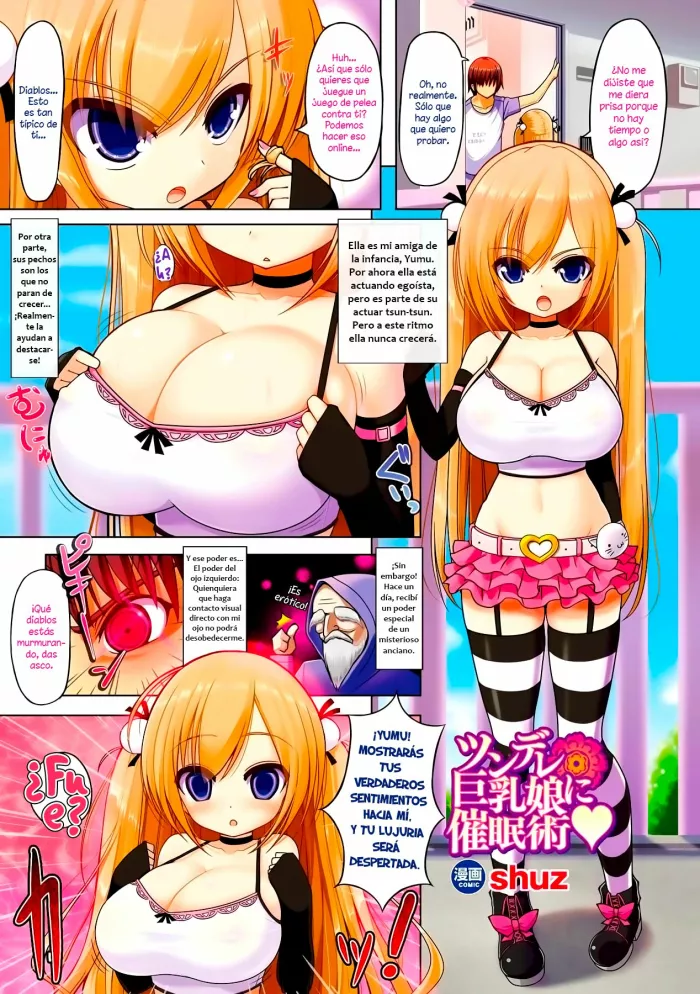 [shuz] Tsundere Kyonyuu Musume ni Saiminjutsu | Usando Hipnotismo en una Tsundere de Pechos Enormes (Comic Unreal Anthology Saimin Paradox Digital Ban Vol. 2) [Spanish] [Shadow Hunter] [Digital]
